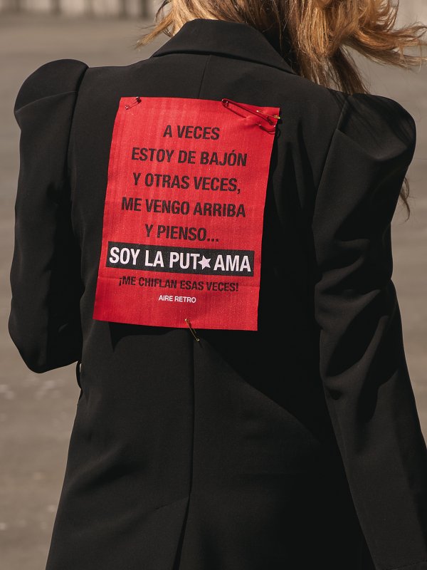 PARCHE BORDADO "P*TA AMA"