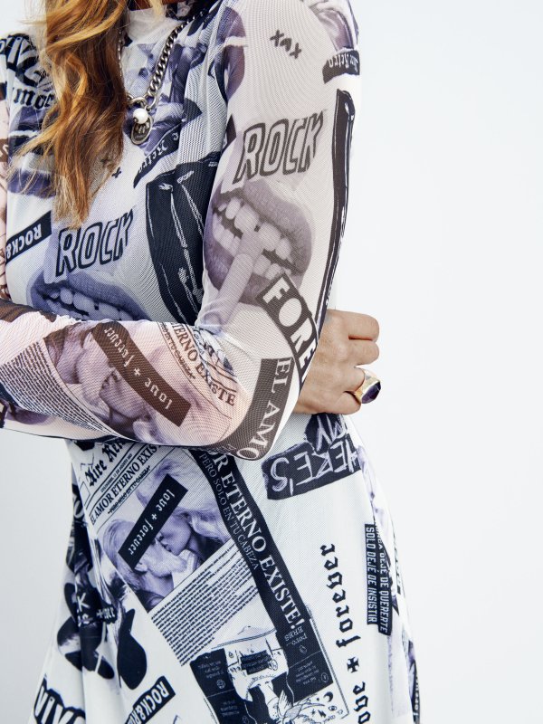 VESTIDO TUL "COLLAGE"