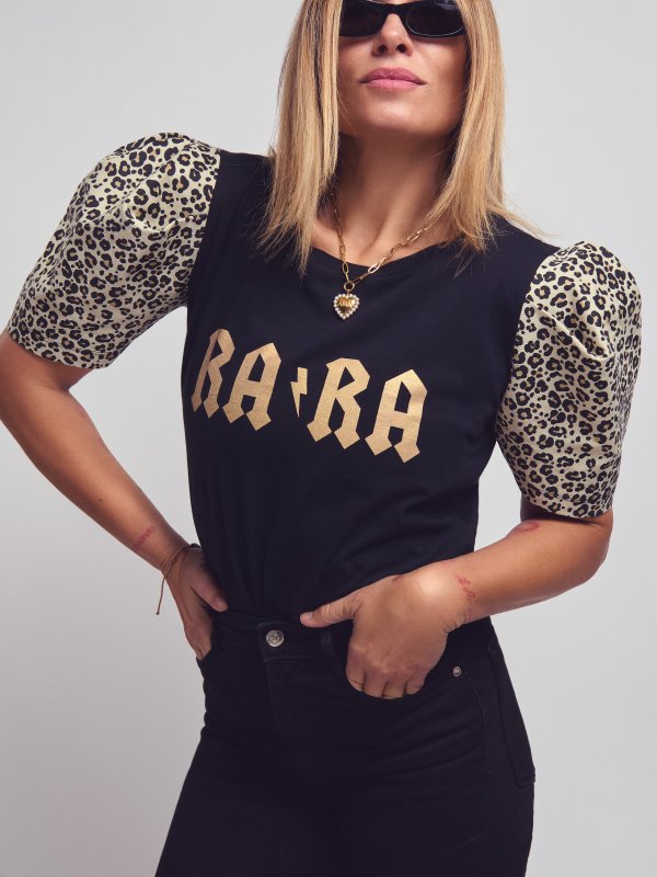CAMISETA "RARA & LEOPARDO"