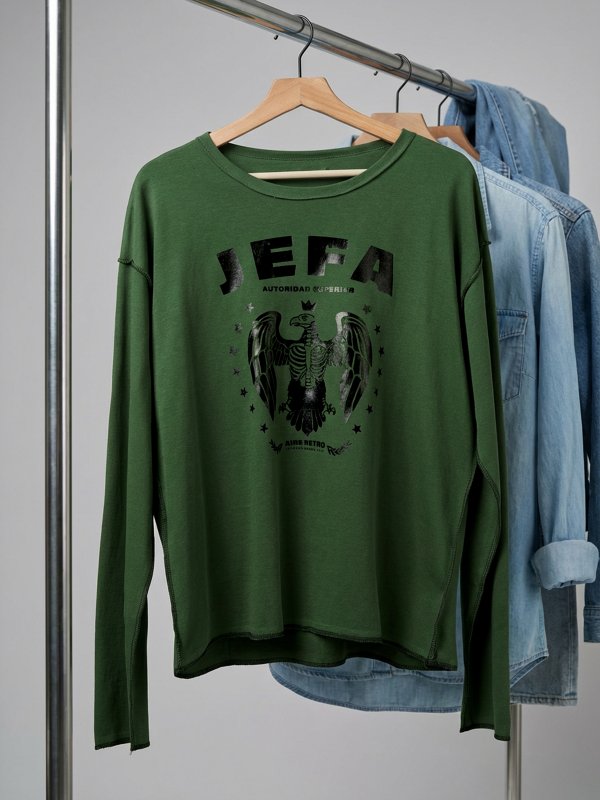 CAMISETA VERDE "JEFA"