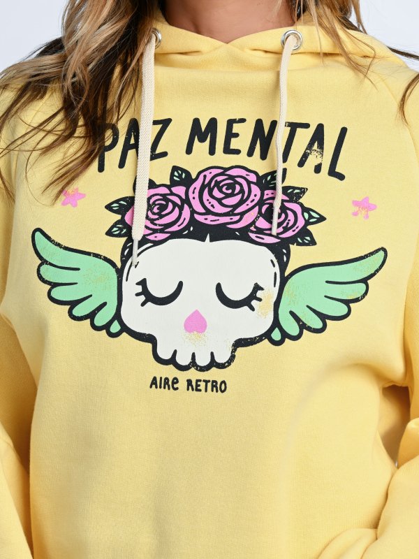 SUDADERA HOODIE "PAZ MENTAL"