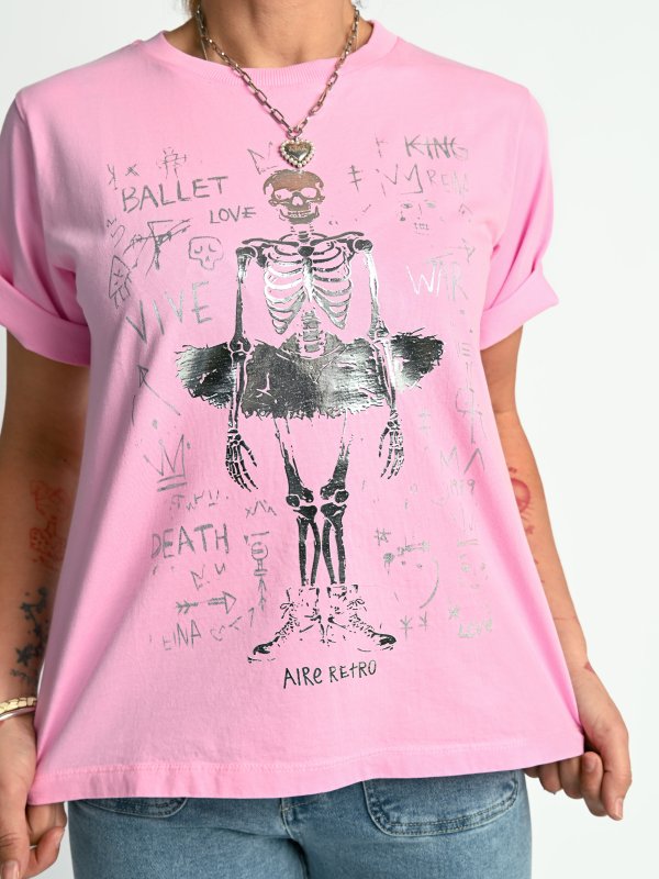 CAMISETA "BALLET" ROSA