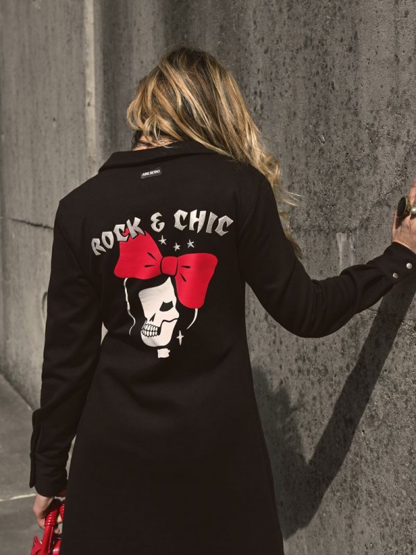 VESTIDO "ROCK & CHIC" NEGRO