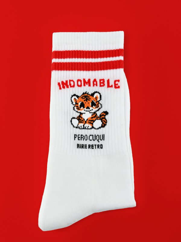 CALCETINES ''INDOMABLE" BLANCO
