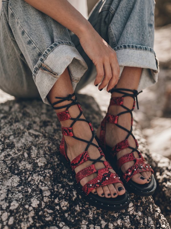 SANDALIAS "EROS" PITÓN