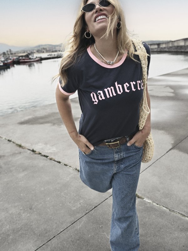 CAMISETA "GAMBERRA" AZUL