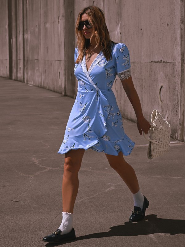 VESTIDO AZUL "MAGNOLIA"