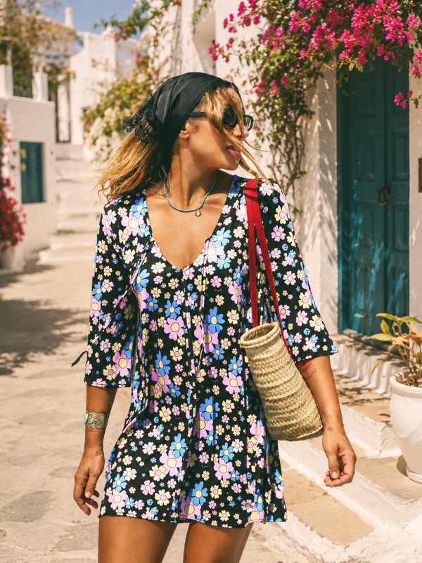 VESTIDO "FLOWER POWER"