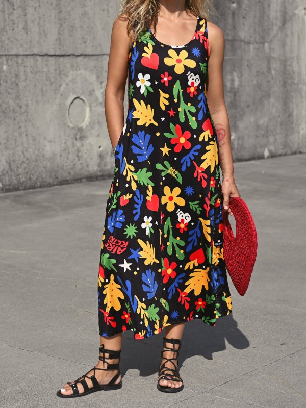 VESTIDO LARGO "MATISSE"