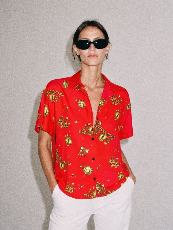 CAMISA ROJA "TESOROS"