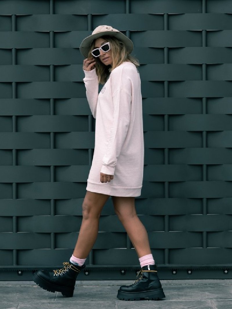 VESTIDO SUDADERA ''AIRE RETRO\